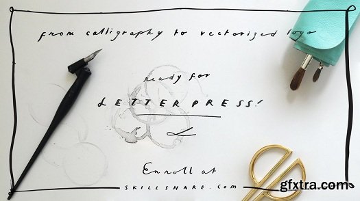 From Calligraphy to Vectorized Logo: Ready for Letterpress!