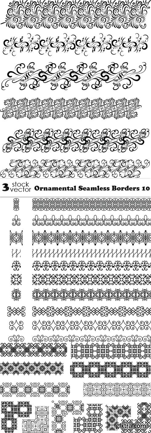 Vectors - Ornamental Seamless Borders 10