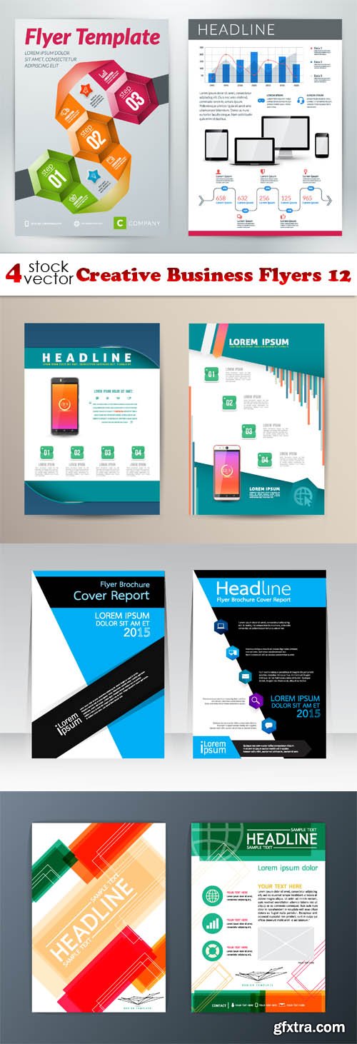 Vectors - Creative Business Flyers 12