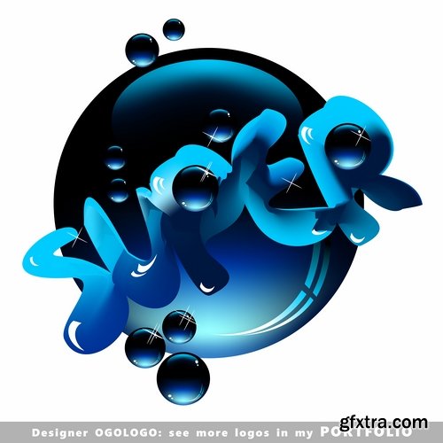 Collection picture vector logo illustration of the business campaign #11-25 EPS