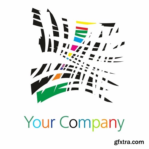 Collection picture vector logo illustration of the business campaign #11-25 EPS