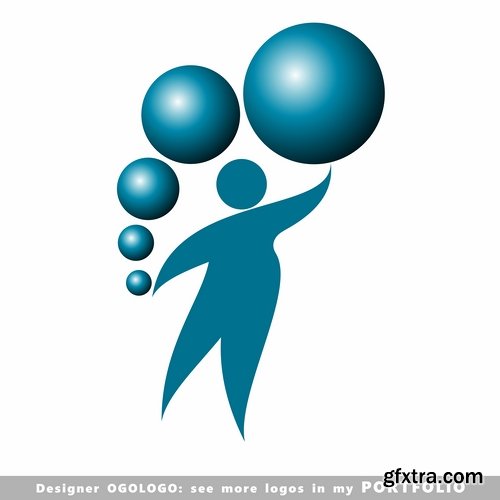 Collection picture vector logo illustration of the business campaign #11-25 EPS