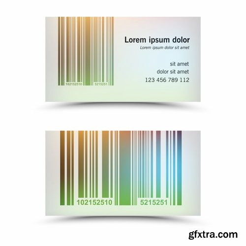 Collection of vector image flyer banner brochure business card #5-25 Eps