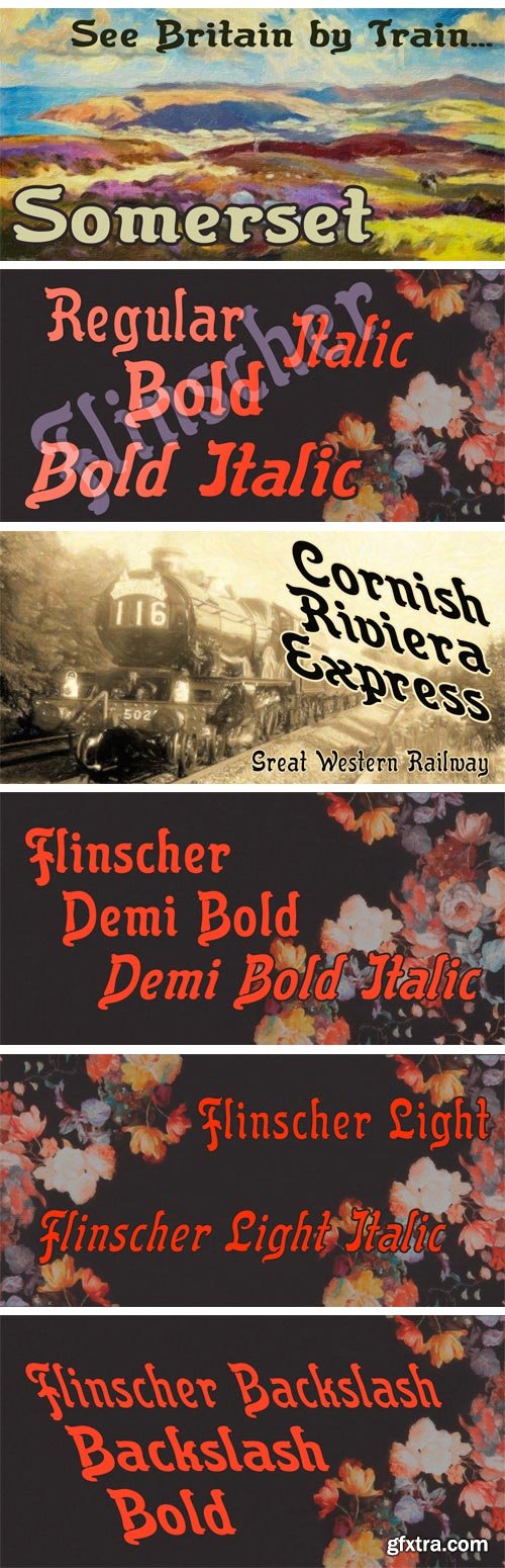 Flinscher Font Family