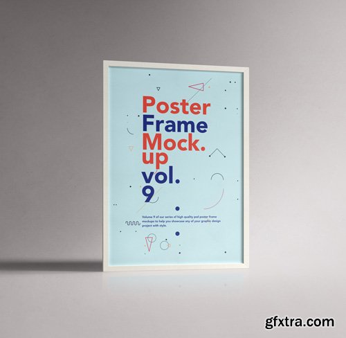 Psd Poster Frame Mockup Vol 9