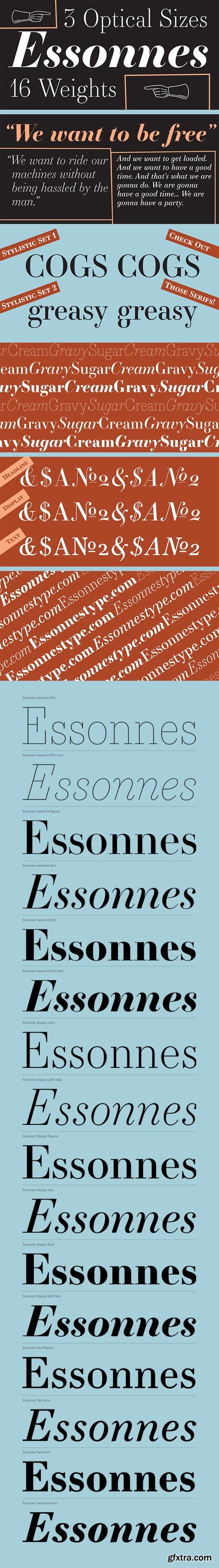 Essonnes - 3 Optical Sizes 16xOTF $500 NEW!