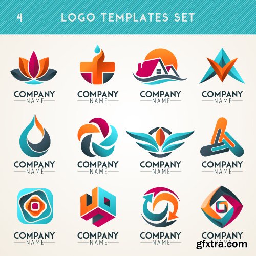 Business logos vector 15