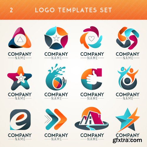 Business logos vector 15