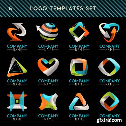 Business logos vector 15