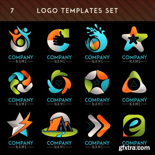 Business logos vector 15