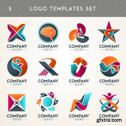 Business logos vector 15