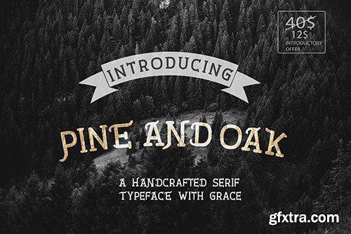 CreativeMarket Pine and Oak Font Pack (70% OFF) 357289