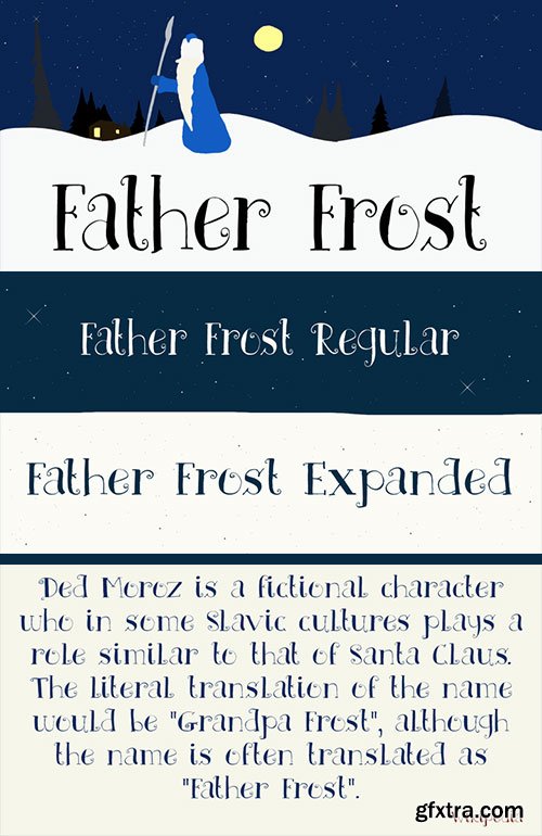 Father Frost - For Christmas Cards and Posters 2xOTF $25