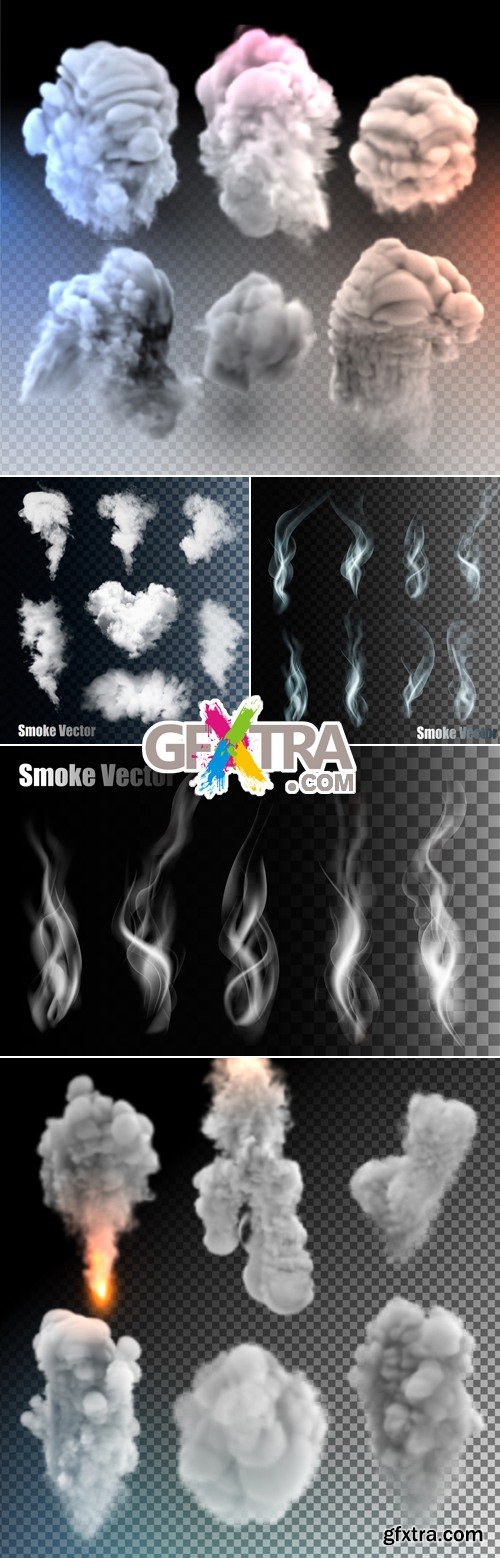 Smoke & Clouds Vector