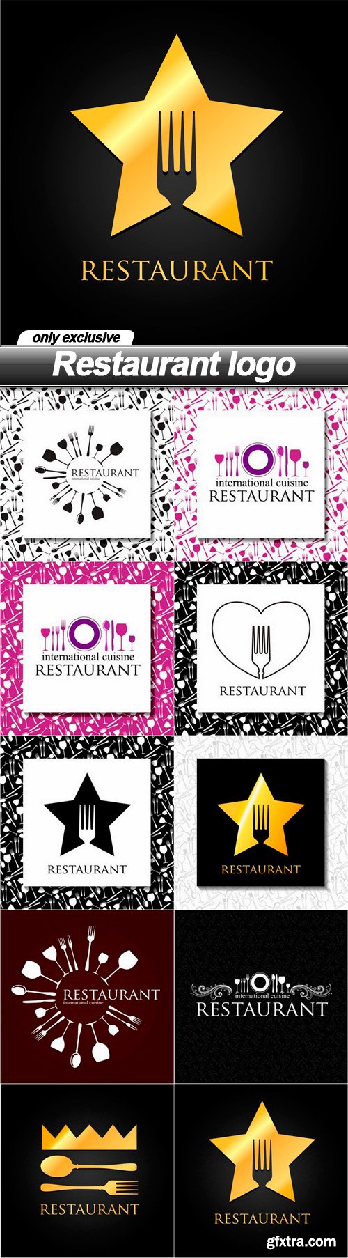 Restaurant logo - 10 EPS