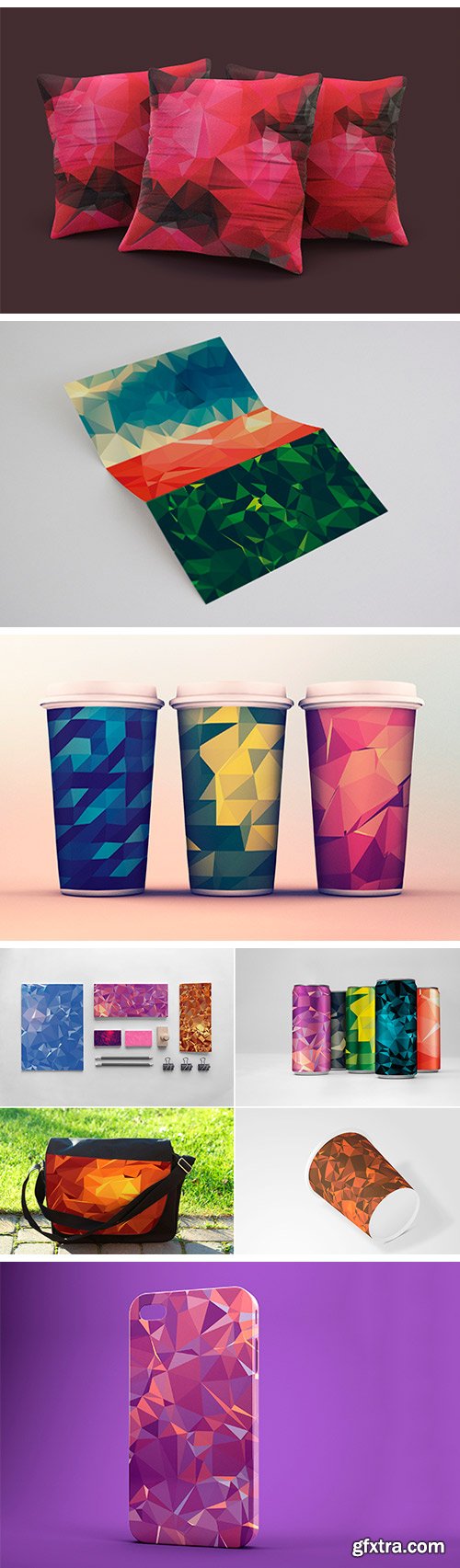 CM 64181 - 75 Vector Geometric Backgrounds V.5