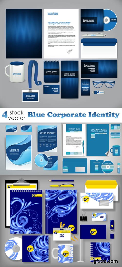 Vectors - Blue Corporate Identity