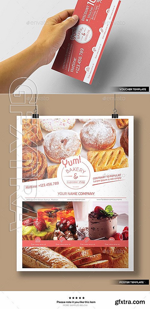 GraphicRiver - Bakery & Cupcake Shop - Bundle Templates 12664182