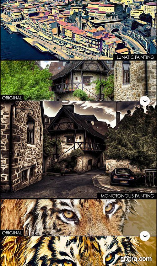 Graphicriver 30 Realistic Paintings Photoshop Action 12208882