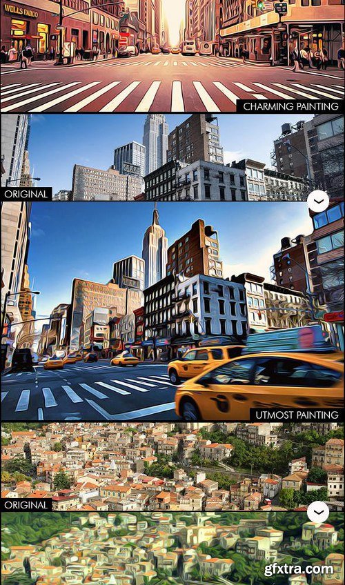 Graphicriver 30 Realistic Paintings Photoshop Action 12208882