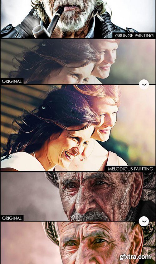 Graphicriver 30 Realistic Paintings Photoshop Action 12208882