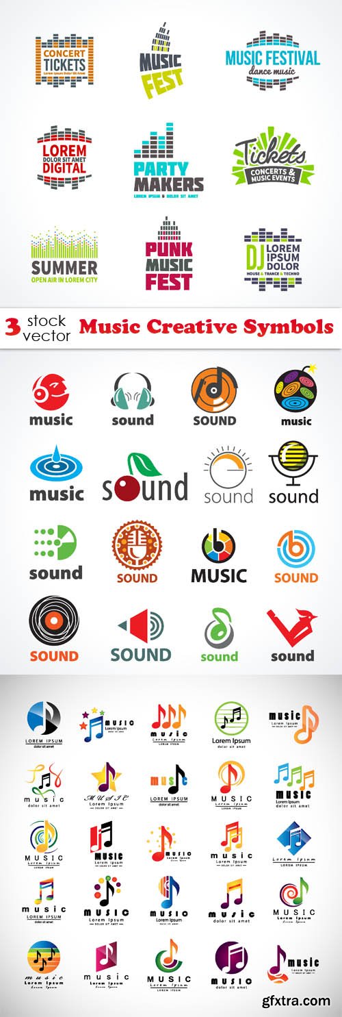 Vectors - Music Creative Symbols