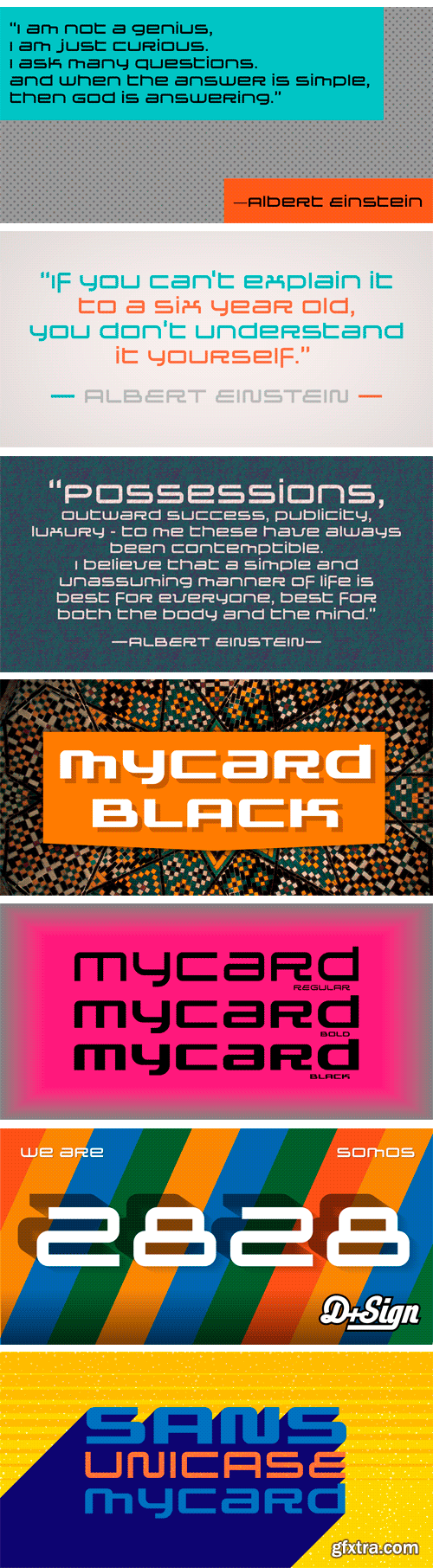 MyCard Font Family