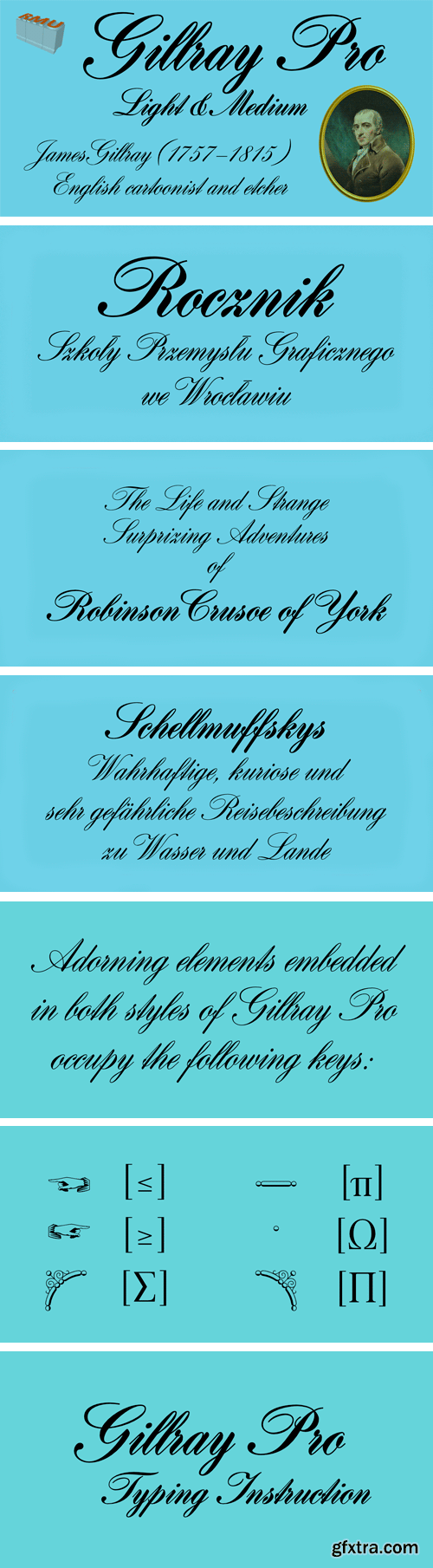 Gillray Pro Font Family