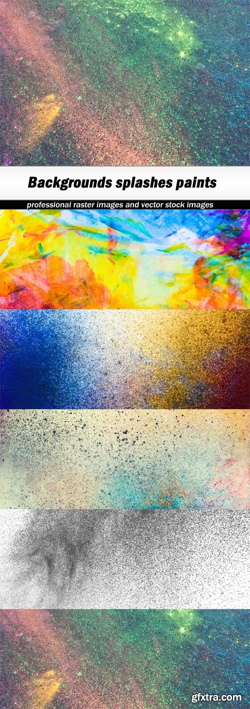 Backgrounds splashes paints