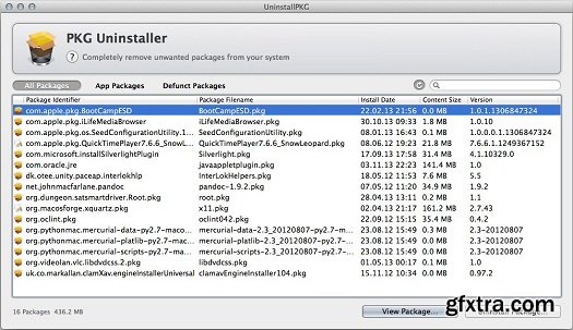 UninstallPKG 1.0.16 MacOSX