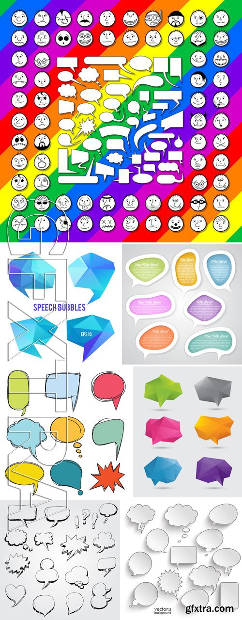 Stock Vectors - Speech Bubbles