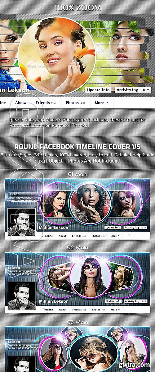 GraphicRiver - 4 Facebook Timeline Cover Bundle V2 11555764