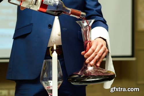 Collection sommelier taster waiter wine presentation 25 HQ Jpeg