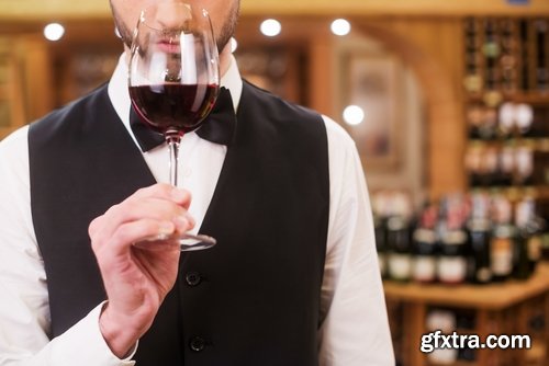 Collection sommelier taster waiter wine presentation 25 HQ Jpeg