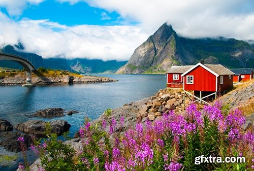 Collection of nature landscape Norway Mountain City Sea Bay 25 HQ Jpeg