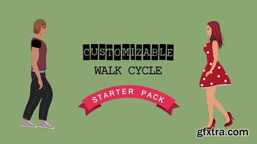 Videohive Walk Cycle Starter Pack 9638426