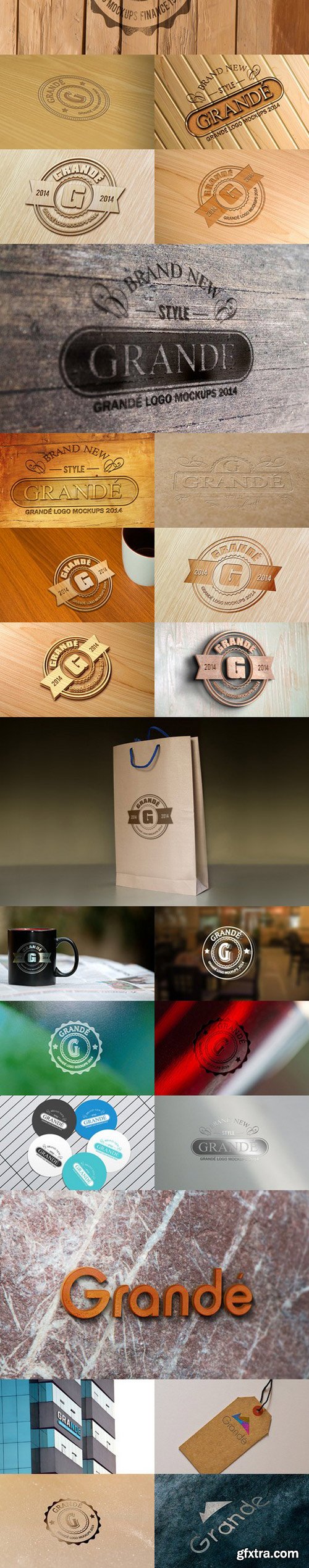 CM - 80 Logo Mockups Bundle 359181