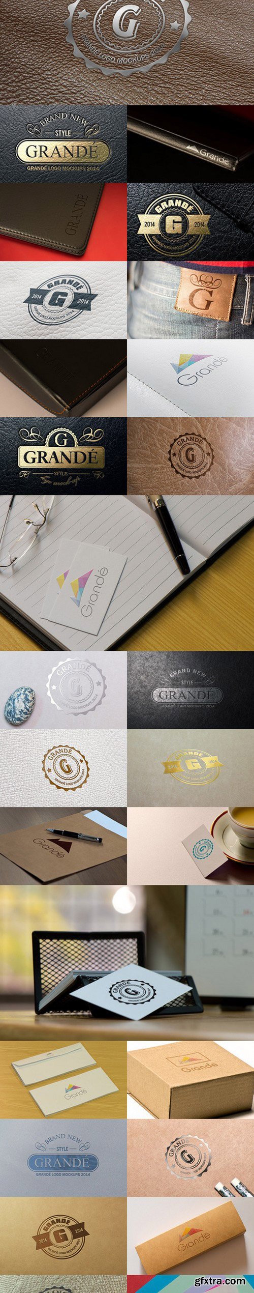 CM - 80 Logo Mockups Bundle 359181