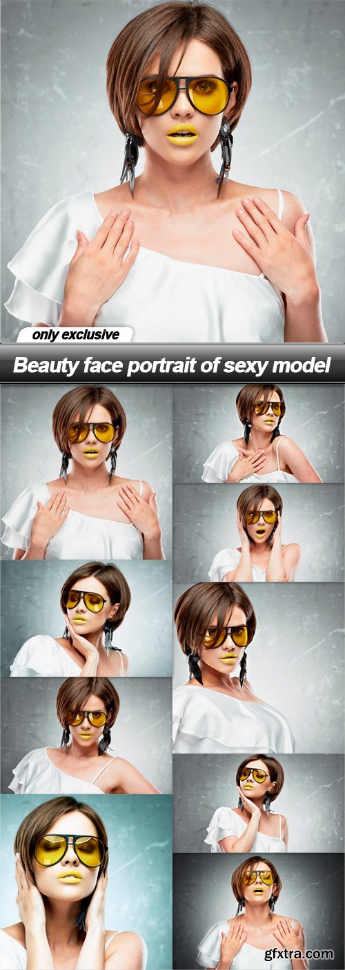 Beauty face portrait of sexy model - 9 UHQ JPEG