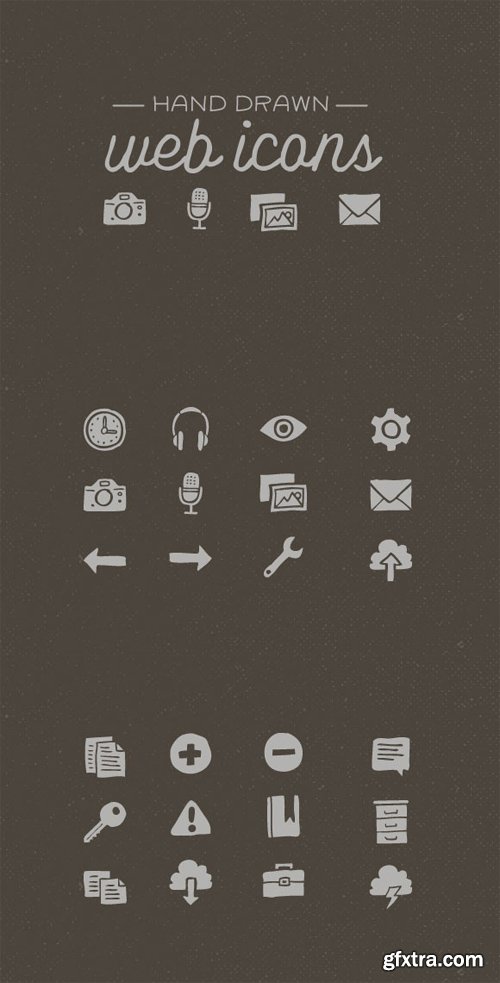 Hand Drawn Web Icons