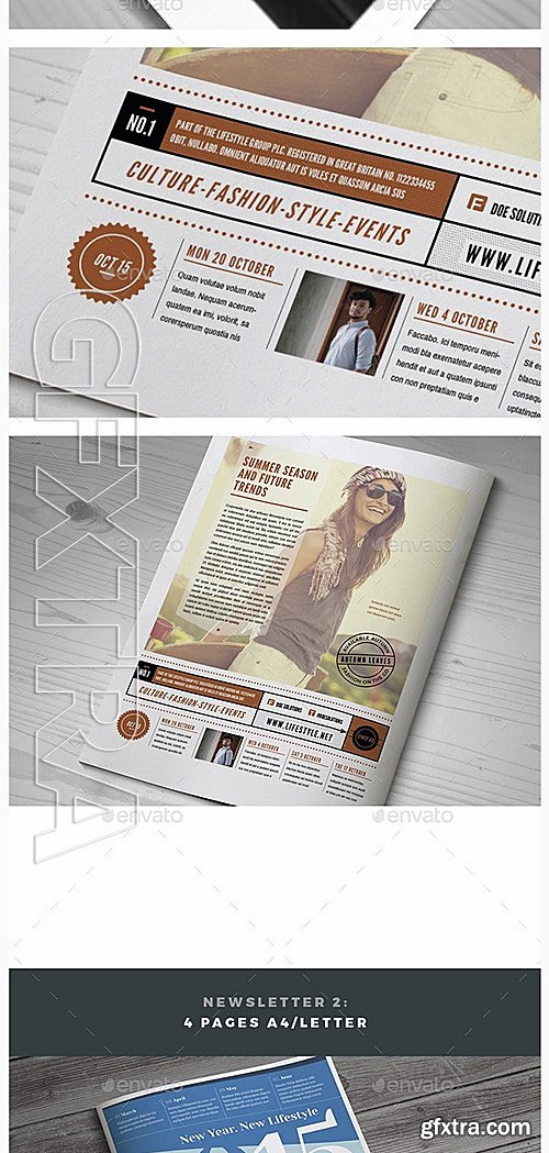 GraphicRiver - Lifestyle Newsletters Bundle 12643092