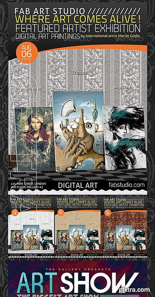 GraphicRiver - ProART Photography Bundle - PSD Templates