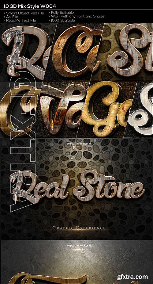 GraphicRiver - 10 3D Text Style W004 12725494