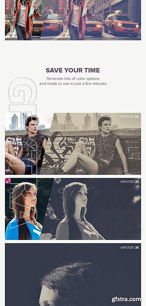 GraphicRiver - Hipster - Soft Faded Photoshop Action