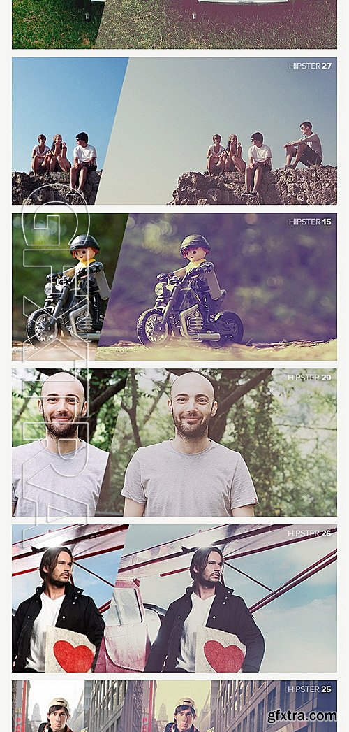 GraphicRiver - Hipster - Soft Faded Photoshop Action