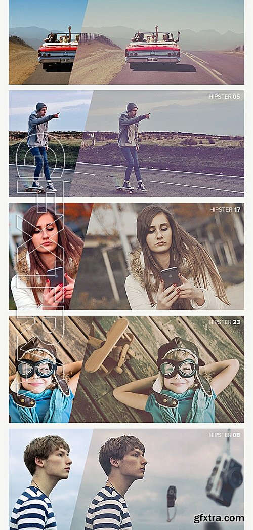 GraphicRiver - Hipster - Soft Faded Photoshop Action