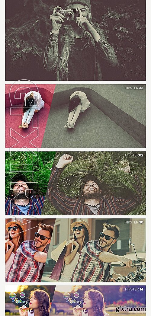 GraphicRiver - Hipster - Soft Faded Photoshop Action