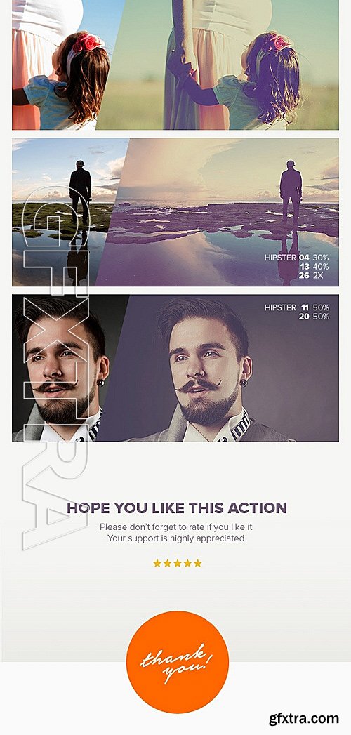 GraphicRiver - Hipster - Soft Faded Photoshop Action