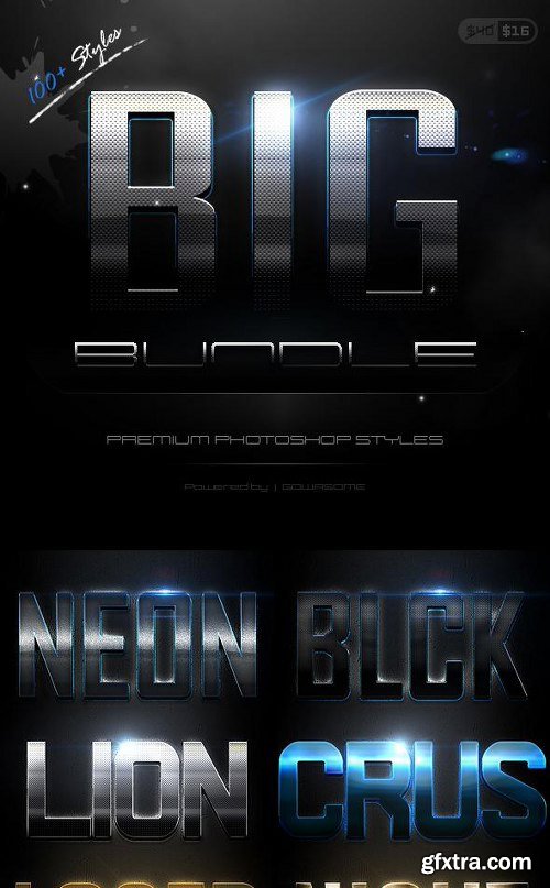 Graphicriver Text Effect Styles Big Bundle 12720752