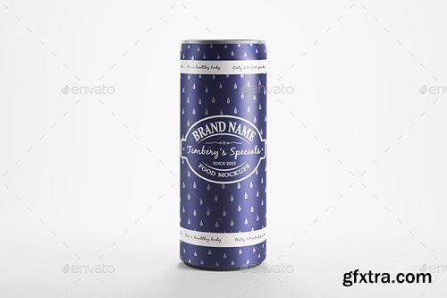 Graphicriver - Metal Can Label Mockup 12465865